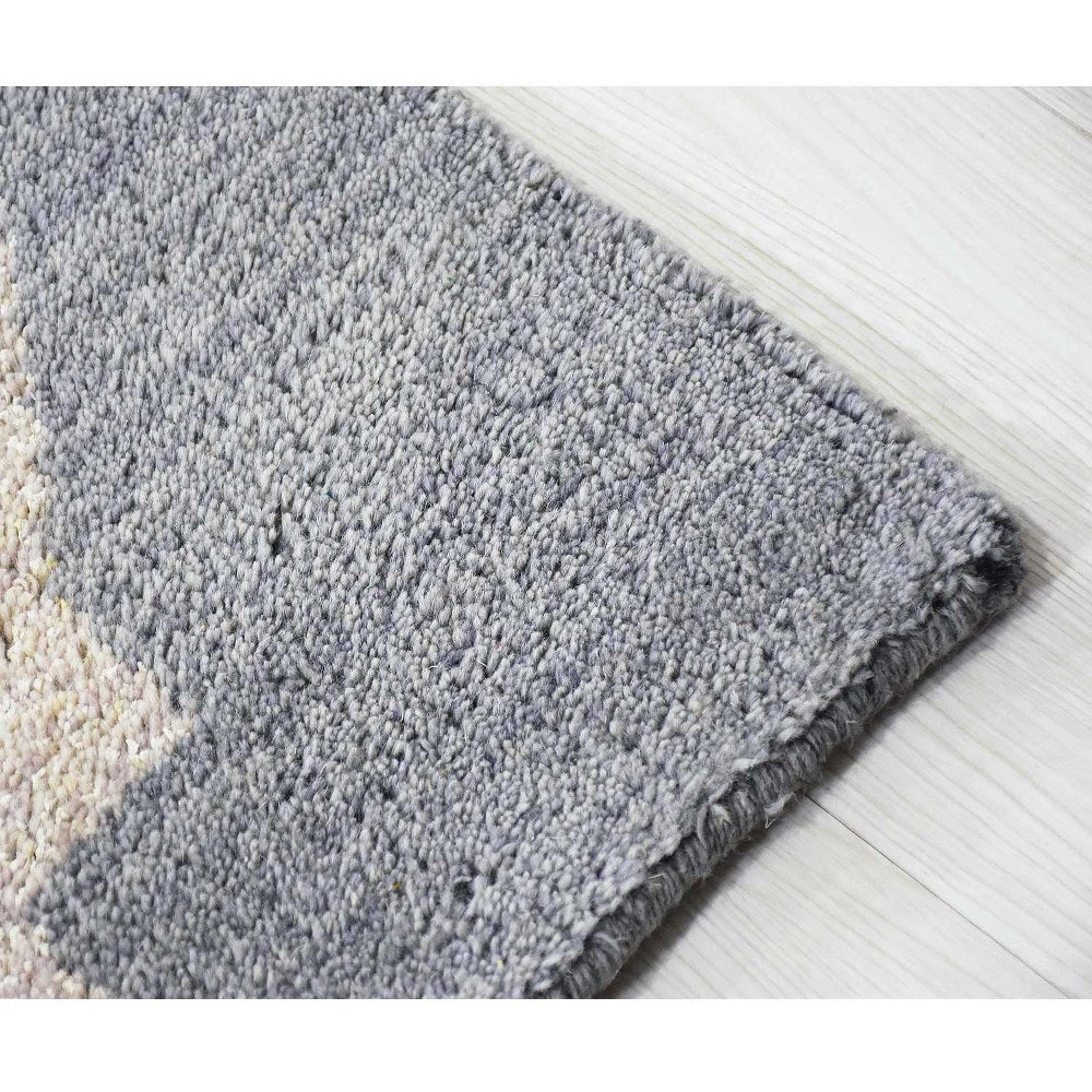 Interwoven Hand Knotted Rug