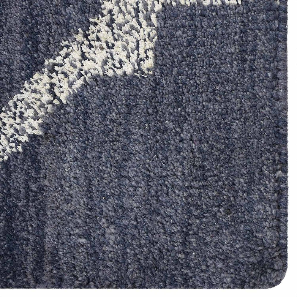 Interwoven Hand Knotted Rug
