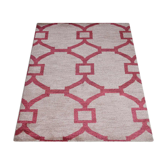 Striped Hand Knotted Rug