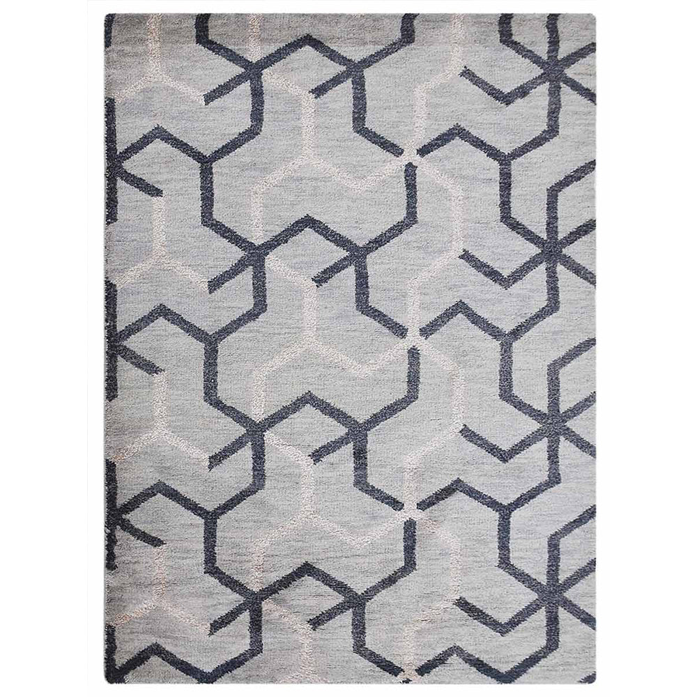 Tessellating Hand Knotted Rug