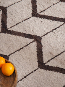 Parqueted Hand Knotted Rug