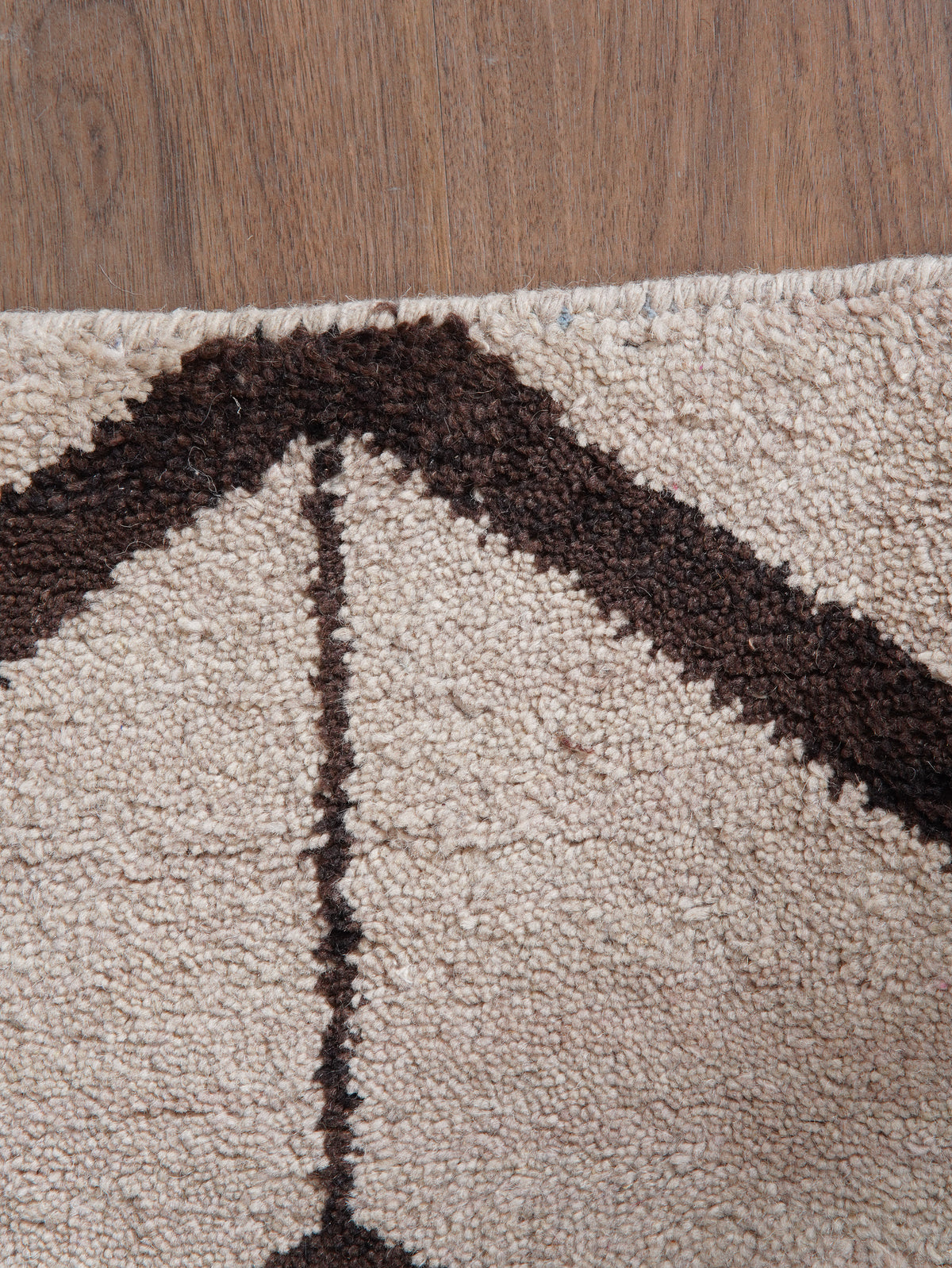 Parqueted Hand Knotted Rug