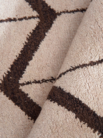 Parqueted Hand Knotted Rug