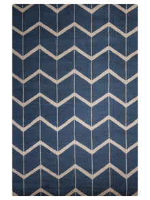 Parqueted Hand Knotted Rug