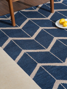 Parqueted Hand Knotted Rug