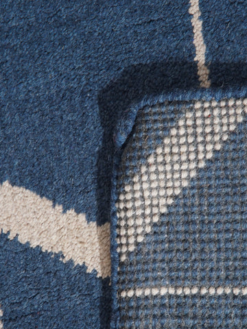 Parqueted Hand Knotted Rug