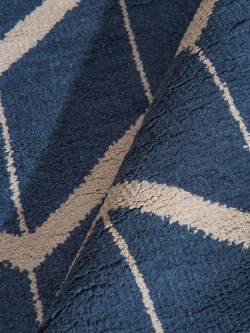 Parqueted Hand Knotted Rug
