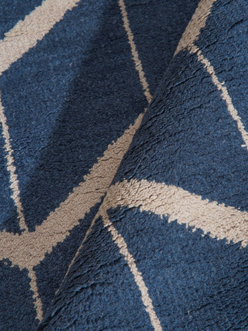 Parqueted Hand Knotted Rug
