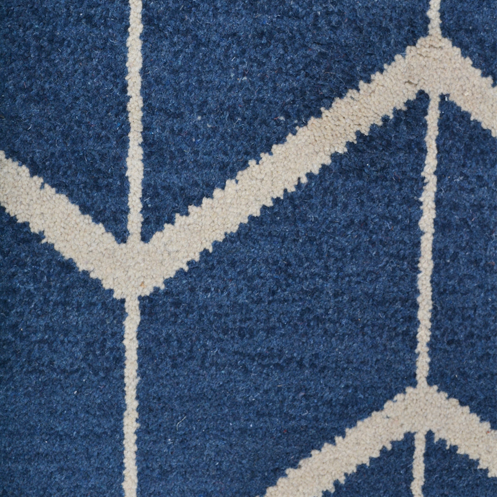 Parqueted Hand Knotted Rug