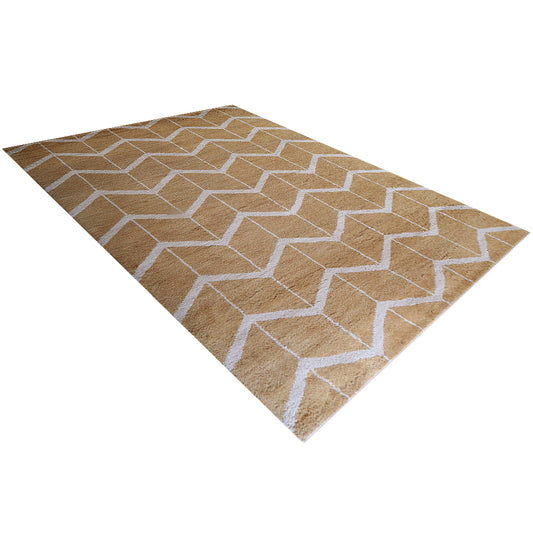Parqueted Hand Knotted Rug