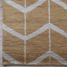 Parqueted Hand Knotted Rug