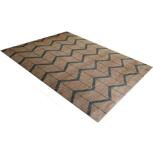 Parqueted Hand Knotted Rug