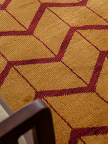 Parqueted Hand Knotted Rug