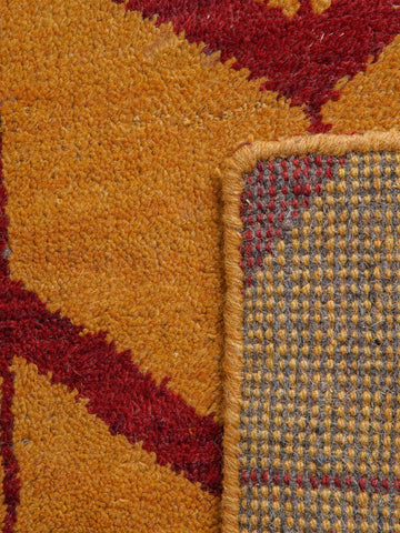 Parqueted Hand Knotted Rug