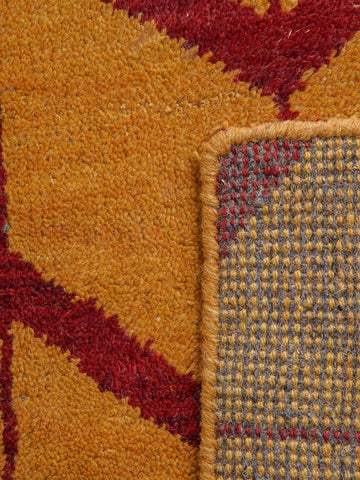 Parqueted Hand Knotted Rug