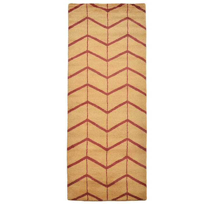 Parqueted Hand Knotted Rug