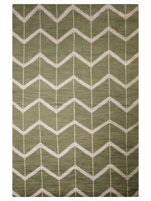 Parqueted Hand Knotted Rug