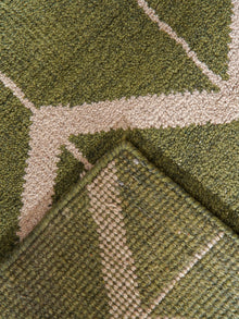 Parqueted Hand Knotted Rug