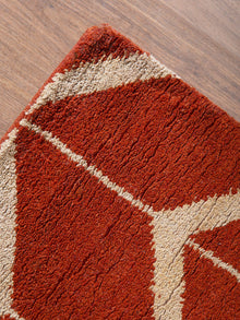 Parqueted Hand Knotted Rug