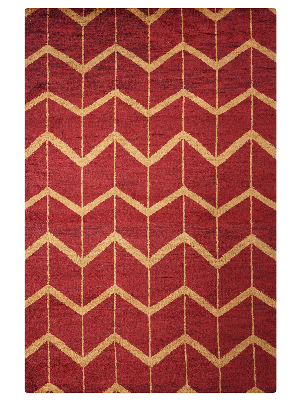 Parqueted Hand Knotted Rug