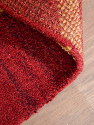 Parqueted Hand Knotted Rug