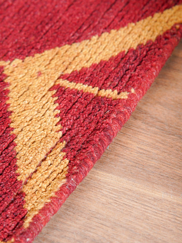 Parqueted Hand Knotted Rug
