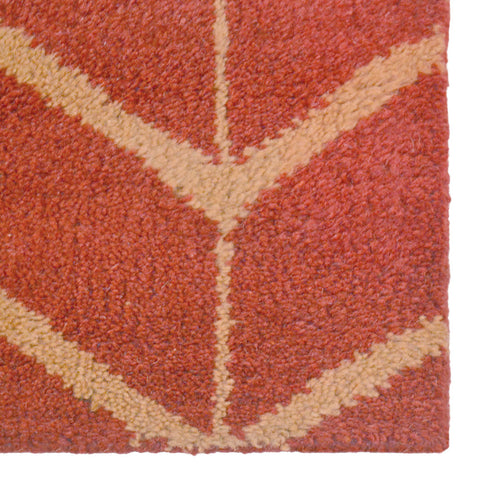 Parqueted Hand Knotted Rug