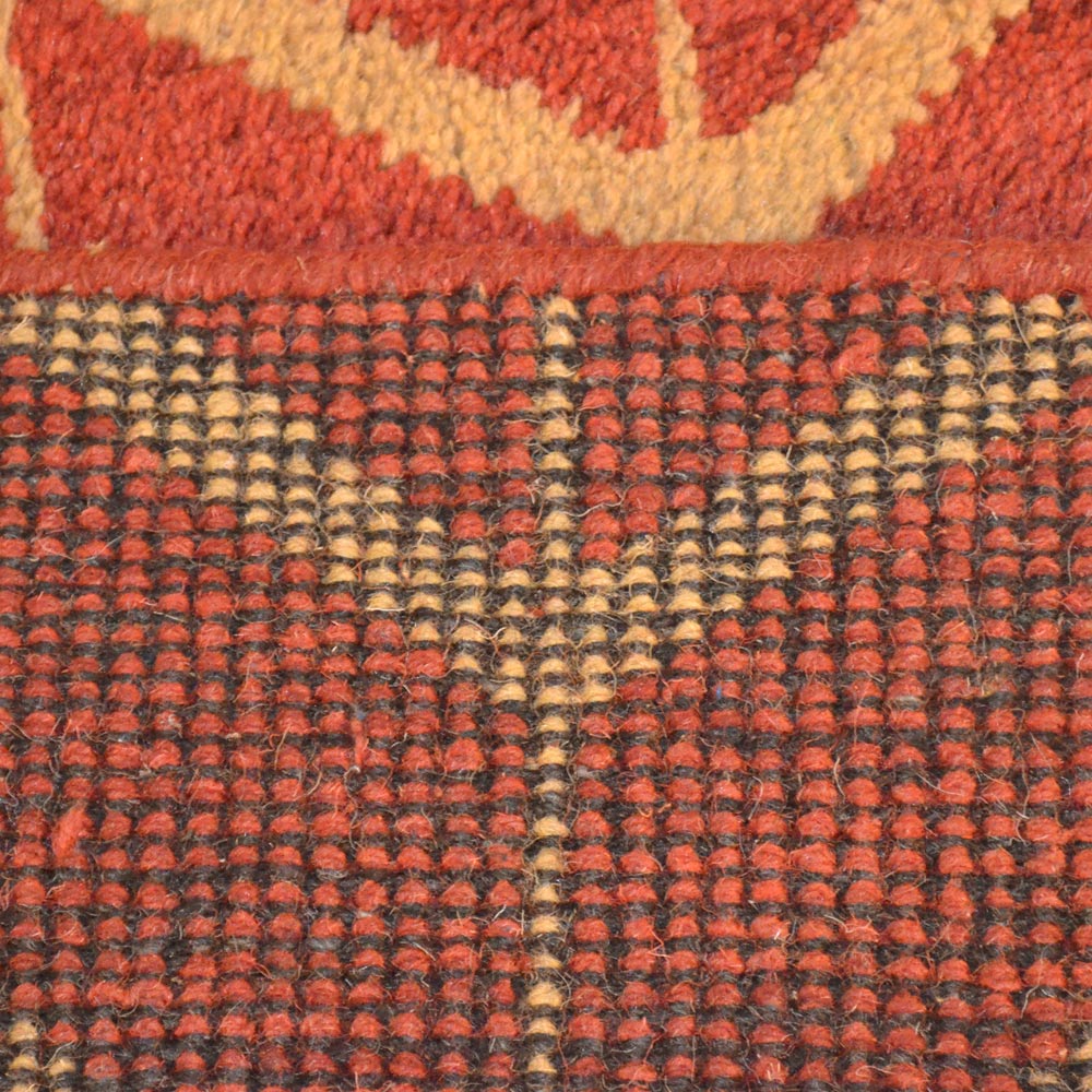 Parqueted Hand Knotted Rug
