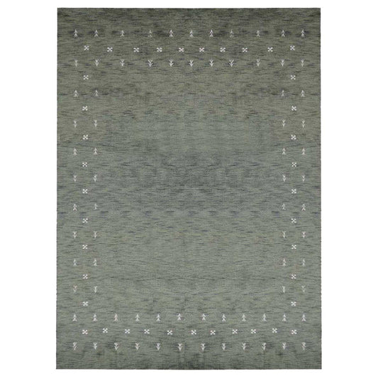 Parqueted Hand Knotted Rug