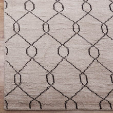 Quadrilateral Hand Knotted Rug