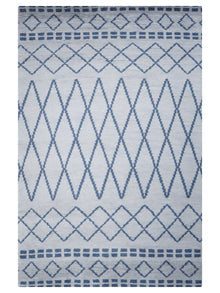 Latticed Hand Knotted Rug