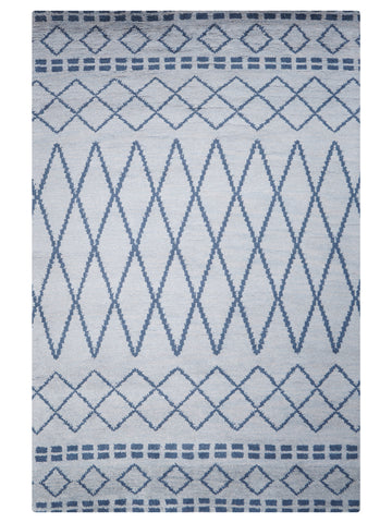 Latticed Hand Knotted Rug