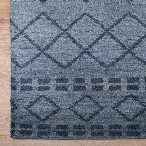 Latticed Hand Knotted Rug