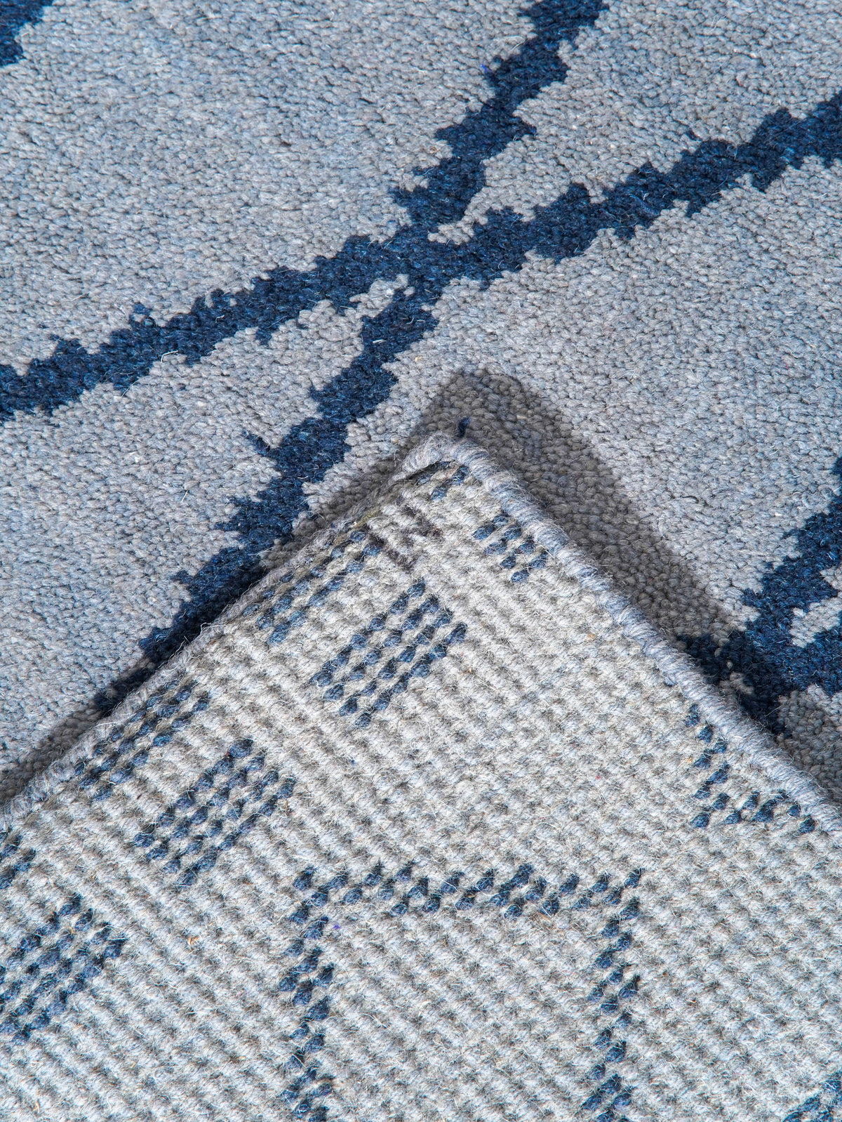 Latticed Hand Knotted Rug