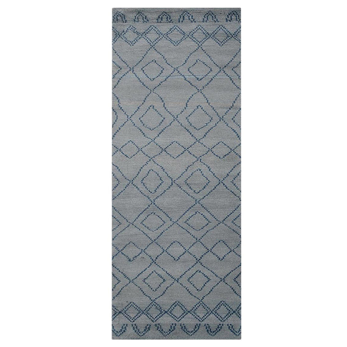 Latticed Hand Knotted Rug