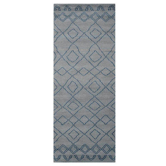 Latticed Hand Knotted Rug