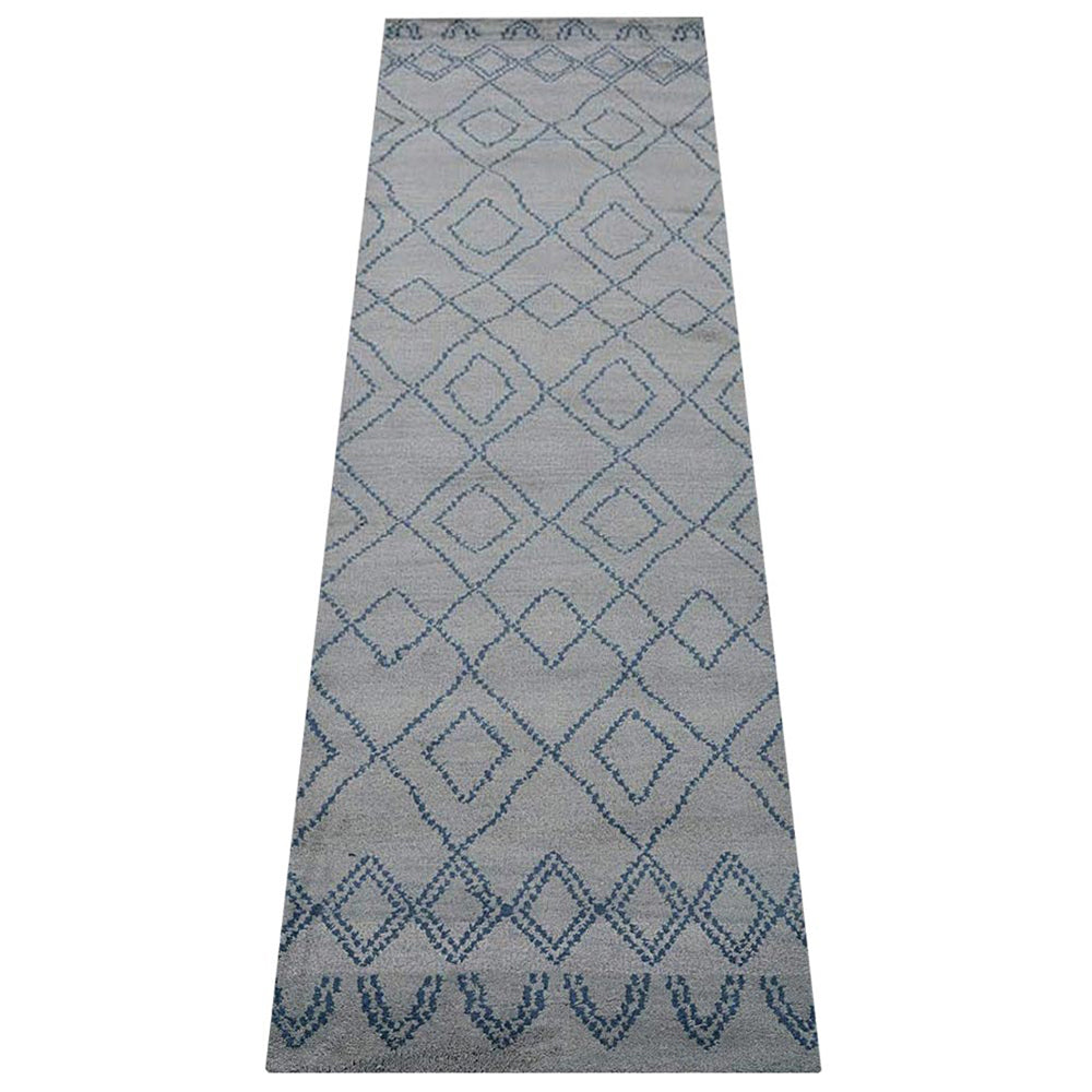 Latticed Hand Knotted Rug
