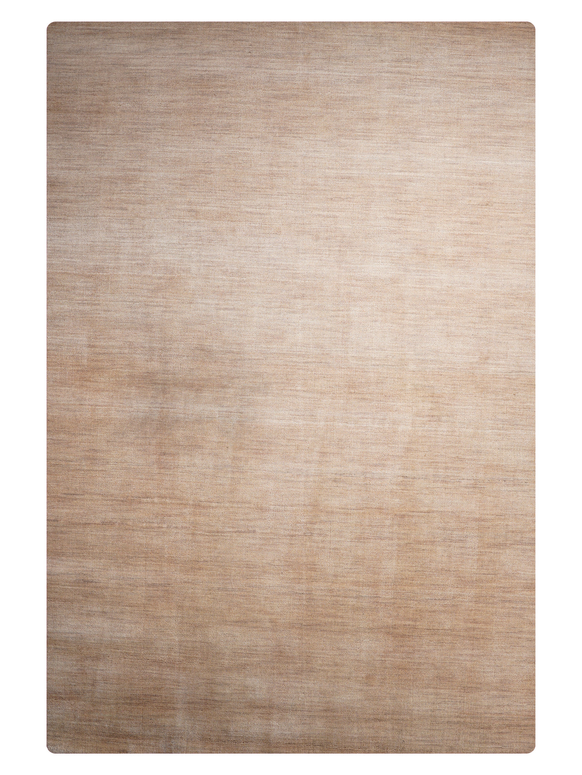 Hand Knotted Wool Beige Solid Area Rug