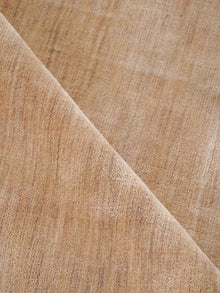 Hand Knotted Wool Beige Solid Area Rug