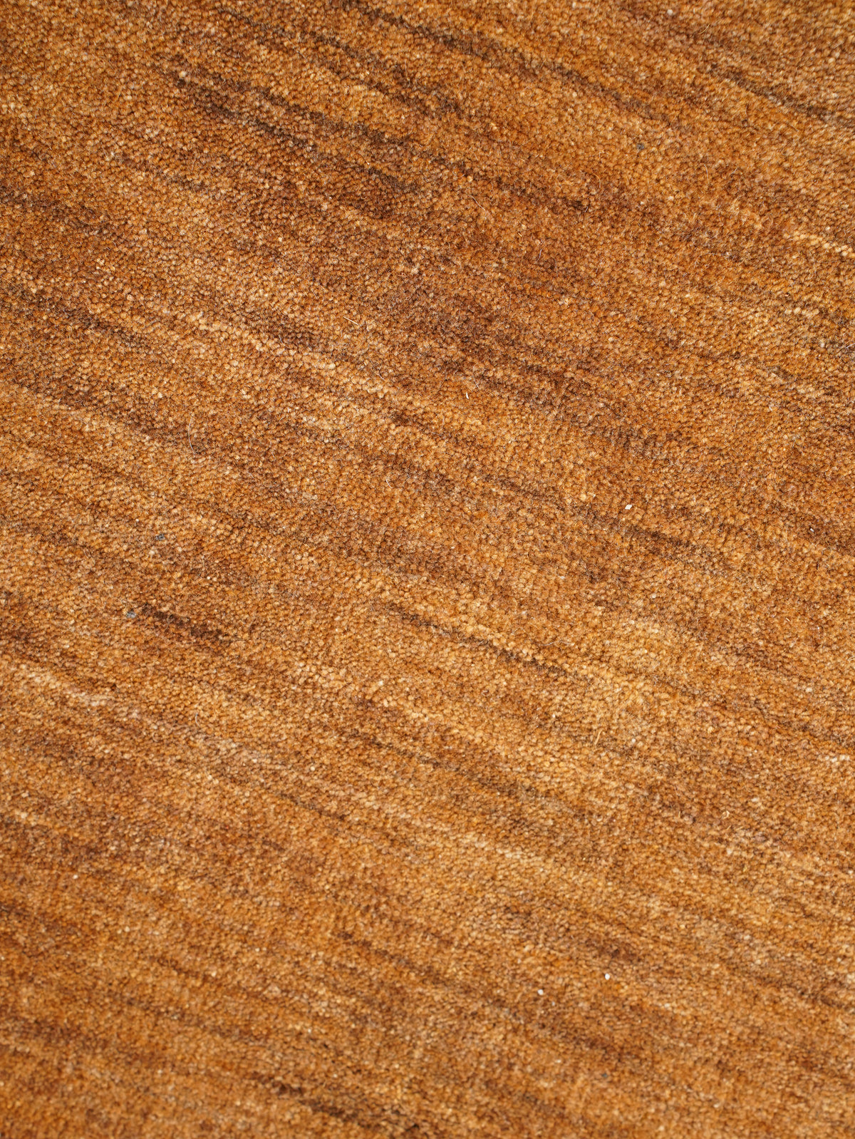 Hand Knotted Wool Brown Solid Area Rug