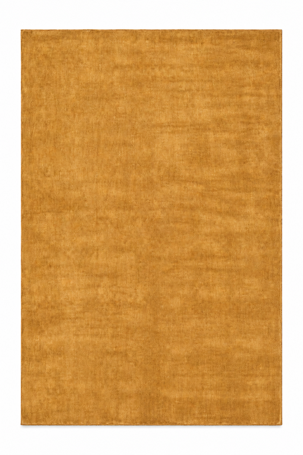 Hand Knotted Wool Camel Solid Area Rug