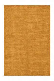 Hand Knotted Wool Camel Solid Area Rug