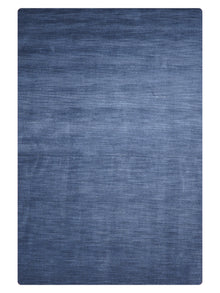 Hand Knotted Wool Charcoal Solid Area Rug