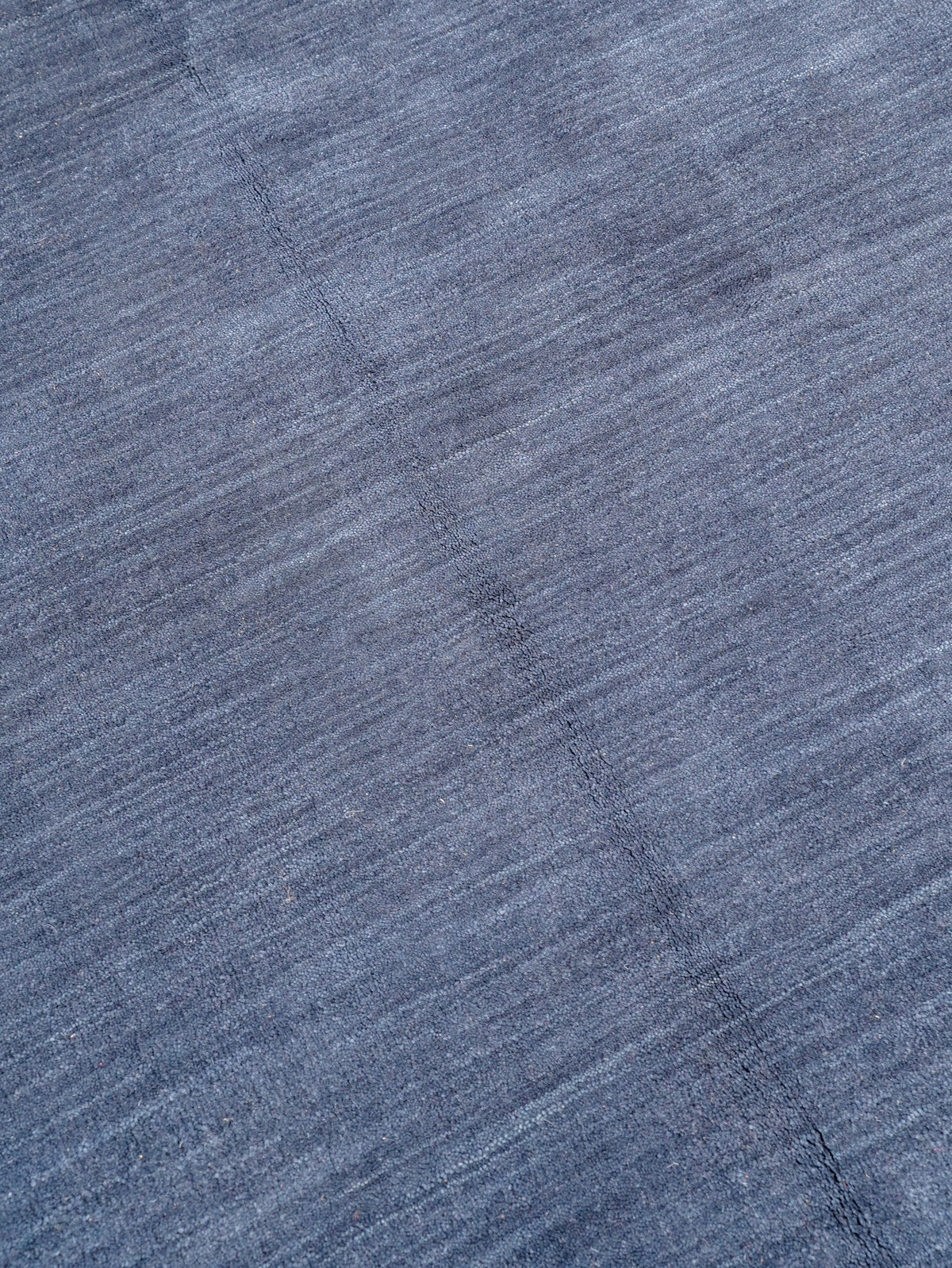Hand Knotted Wool Charcoal Solid Area Rug