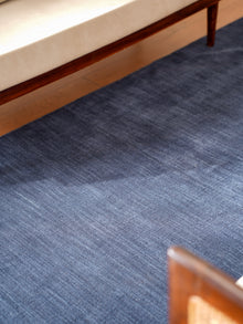 Hand Knotted Wool Charcoal Solid Area Rug