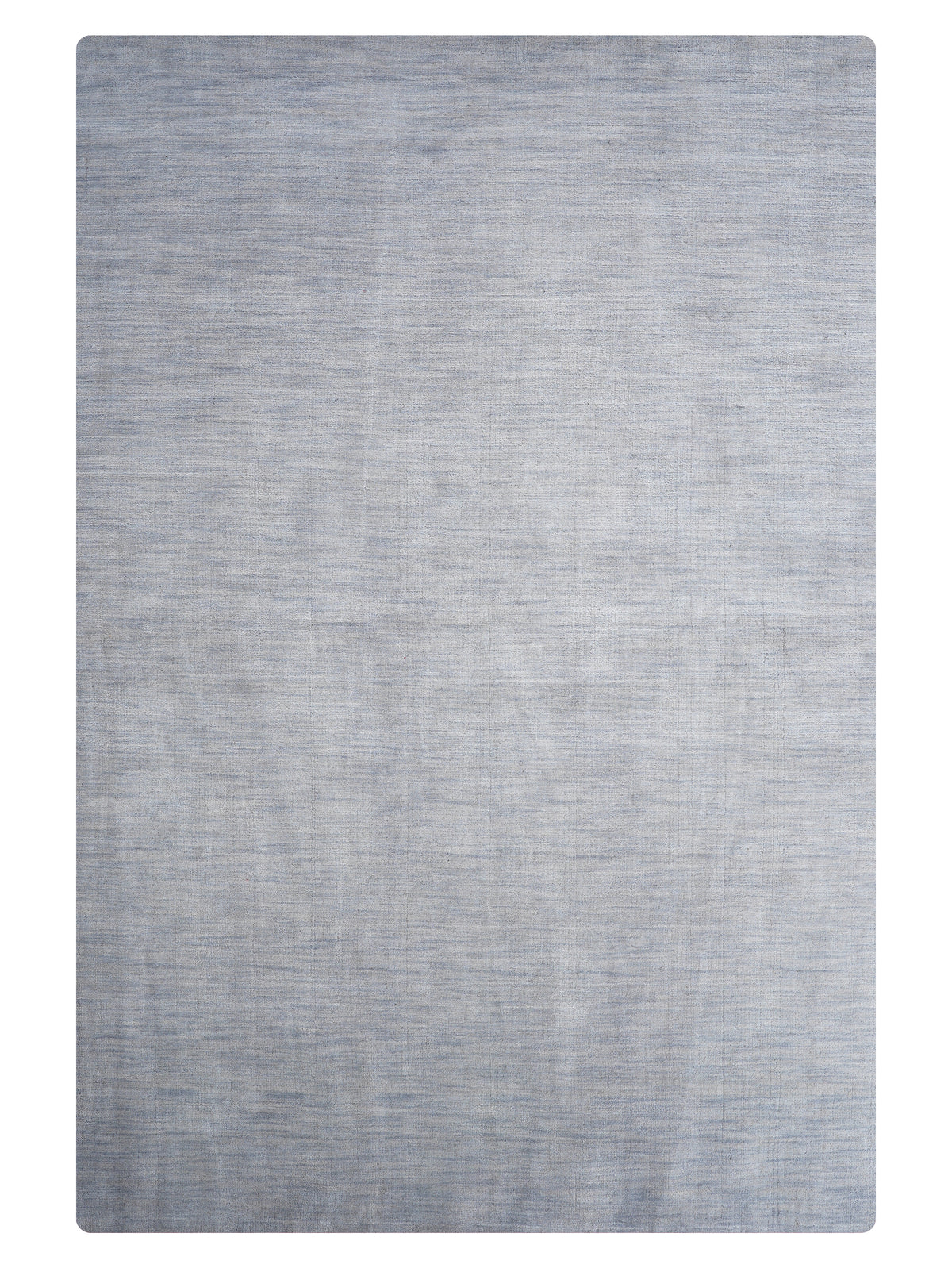 Hand Knotted Wool Grey Solid Area Rug
