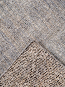 Hand Knotted Wool Grey Solid Area Rug