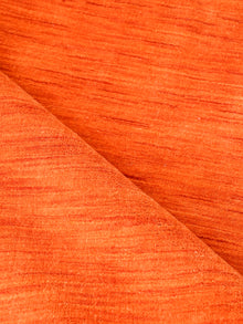 Hand Knotted Wool Orange Solid Area Rug