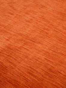 Hand Knotted Wool Orange Solid Area Rug