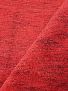 Hand Knotted Wool Red Solid Area Rug